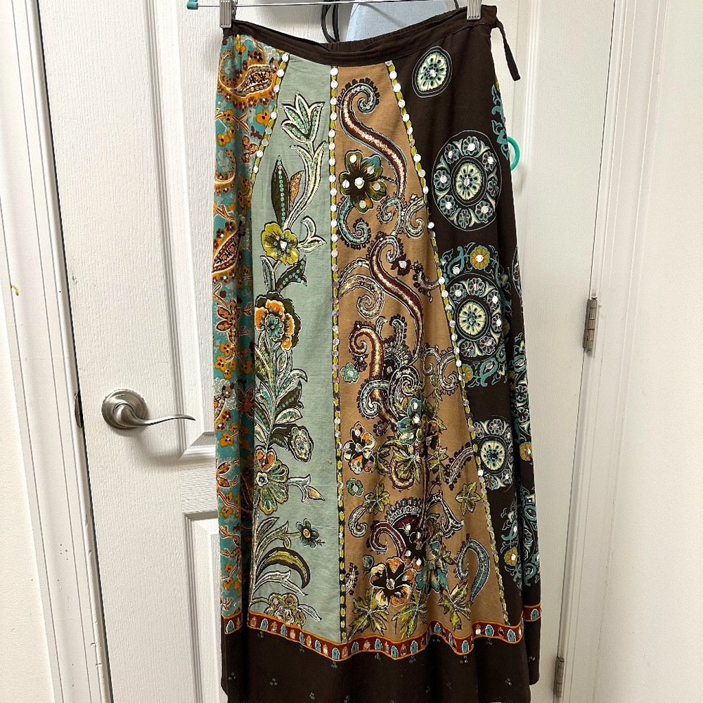 Soft Surroundings BoHo Maxi Skirt